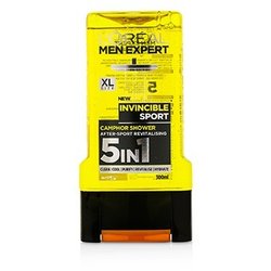 L'Oreal Men Expert Gel de Ducha - Invincible Sport (Para Cuerpo, Rostro & Cabello) 300ml/10.1oz