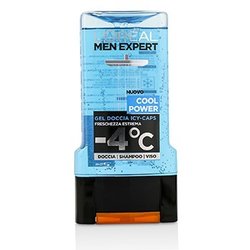 L'Oreal Men Expert Shower Gel - Cool Power (For Body, Face & Hair) 300ml/10.1oz