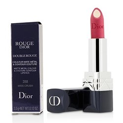 Christian Dior Rouge Dior Double Rouge Matte Metal Colour & Couture Contour Lipstick - # 288 Miss Crush 3.5g/0.12oz