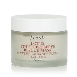 Fresh Maseczka do twarzy Lotus Youth Preserve Rescue Mask 100ml/3.3oz