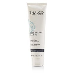 Thalgo Cold Crema Marine Crema de Manos Nutritiva Profunda - Para Manos Secas, Muy Secas (Tamaño Salón) 150ml/5.07oz