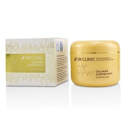 3W Clinic كيس نوم بالكولاجين 100ml/3.3oz