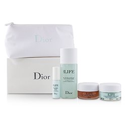 Christian Dior Hydra Life Дорожный Набор: Балансирующая Увлажняющая Вода + Глубоко Увлажняющая Эссенция + Fresh Hydration Крем + Glow Better Маска 4pcs