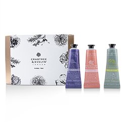 瑰珀翠 花卉手部護理三入組 (1x梨 & 粉紅玉蘭 Pear & Pink Magnolia, 1x玫瑰水 &粉紅胡椒 Rosewater & Pink Peppercorn, 1x薰衣草 & 濃縮咖啡 Lavender & Espresso) 3x25ml/0.86oz