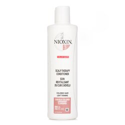 Nioxin Density System 3 Scalp Therapy Acondicionador (Cabello Tinturado, Adelgazamiento Ligero, Seguro Para Color) 300ml/10.1oz
