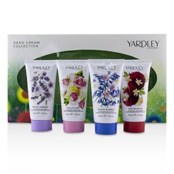Yardley London Hand Cream Collection: English Lavender + English Rose + English Dahlia + English Blubell 4x50ml/1.7oz