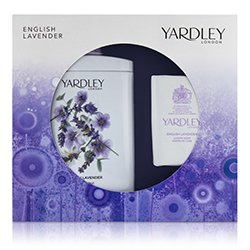Yardley مجموعة English Lavender: طلق معطر 200 جرام/7 أوقية + صابون فاخر 100 جرام/3.5 أوقية 2pcs