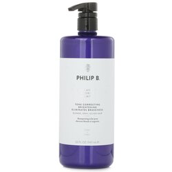 Philip B Icelandic Blonde Champú (Iluminante Corrector de Tono Elimina el Cobrizo - Cabello Ruvio, Gris, Plateado 947ml/32oz