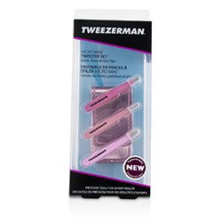 Tweezerman Zestaw Micro Mini Tweezer Set 3pcs+1case