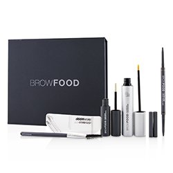 LashFood BrowFood Набор для Ухода за Бровями - # Dark Brunette (Medium/Dark) 5pcs