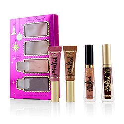 Too Faced مجموعة أحمر الشفاه السائل Under The Kissletoe The Ultimate 4pcs