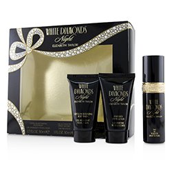 伊丽莎白·泰勒 White Diamonds Night Coffret: Eau De Toilette Spray 30ml/1oz + Gentle Moisturizing Body Wash 50ml/1.7oz + Perfumed Body Lotion 50ml/1.7oz 3pcs