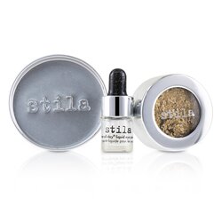 Stila Magnificent Metals Foil Finish Sombra de Ojos Con Mini Primer de Ojos Líquido Stay All Day - Gilded Gold 2pcs
