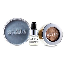 Stila Magnificent Metals Foil Finish Sombra de Ojos Con Mini Primer de Ojos Líquido Stay All Day - Metallic Kitten 2pcs