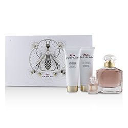 Guerlain Mon Guerlain Coffret: Eau De Parfum Spray 100ml/3.3oz + Eau De Parfum 5ml/0.16oz + Perfumed Body Lotion 75ml/2.5oz + Perfumed Shower Gel 75ml/2.5oz 4pcs