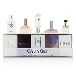 Calvin Klein Miniature Coffret: CK One Eau De Toilette 10ml/0.33oz + Euphoria Eau De Parfum 4ml/0.13oz + CK2 Eau De Toilette Spray 10ml/0.33oz + Endless Euphoria EDP 5ml/0.17oz + Eternity Eau De Parfum 5ml/0.17oz 5pcs