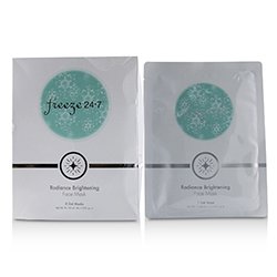 Freeze 24/7 ماسك مفتح لبشرة الوجه Radiance (علبة متضررة قليلاً) 8sheets