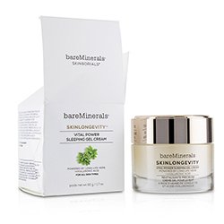 Bare Escentuals Skinlongevity Vital Power Sleeping Gel Cream (Box Slightly Damaged) 50g/1.7oz