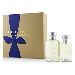 Burberry مجموعة Weekend: ماء تواليت سبراي 50مل/1.7 أوقية + بعد الحلاقة 100مل/3.3 أوقية 2pcs