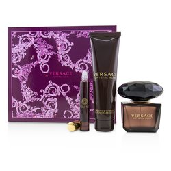 凡賽斯 星夜水晶女香組合Crystal Noir Coffret:淡香水90ml+沐浴膠150ml+淡香水滾珠瓶10ml 3pcs