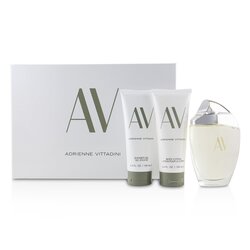 Adrienne Vittadini AV Coffret:Eau De Parfum Spray 90ml/3oz + Loción Corporal 100ml/3.4oz + Gel de Ducha 100 ml 3pcs