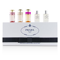 普拉達 Miniature Coffret: Les Infusions De Iris 8ml + De Fleur D'Oranger 8ml + Candy 7ml + Candy Florale 7ml + Candy L'Eau 7ml 5pcs