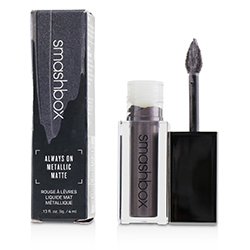 Smashbox Always On Metallic Matte Lipstick - Punked Rock (Gray With Purple Tint & Silver Pearl) 4ml/0.13oz