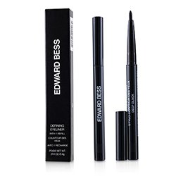 Edward Bess قلم عيون محدد بعبوة احتياطية - # 01 أسود غامق 0.4g/0.014oz