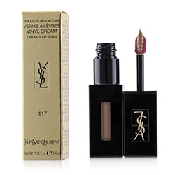 Yves Saint Laurent صبغ شفاه كريمي فينيل Rouge Pur Couture Vernis A Levres - # 417 Beige Bounce 5.5ml/0.18oz