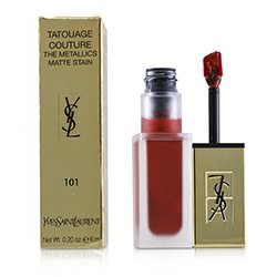 Yves Saint Laurent Płynna pomadka do ust Tatouage Couture The Metallics - # 101 Chrome Red Clash 6ml/0.2oz