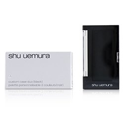 Shu Uemura Custom Case Duo - # Black (For Glow On / Pressed Eye Shadows)