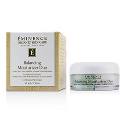 Eminence Balancing Moisturizer Duo: Green Tea T-Zone Mattifier & Pomelo Cheek Hydrator - For Combination Skin Types 60ml/2oz