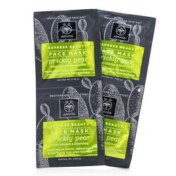 Apivita Express Beauty Mascarilla Facial con Pera Espinosa (Hidratante & Suavizante) 6x(2x8ml)
