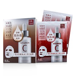 DR. JOU (By Dr. Morita) ماسك مبيض للوجه Black Pearl Vita C 8pcs