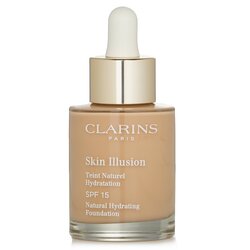 クラランス スキン イルージョン ナチュラル ハイドレーティング ファンデーション SPF 15 # 110 Honey 30ml/1oz