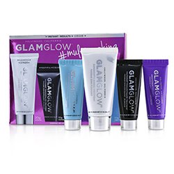 Glamglow مجموعة متعددة الفعالية: SuperMud 20جرام/0.6 أوقية + Youth Mud 10 جرام/0.3 أوقية + GravityMud 10 جرام/0.3 أوقية + ThirstyMud 10 جرام/0.3 أوقية 4pcs