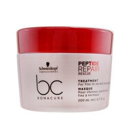 Schwarzkopf BC Bonacure Peptide Repair Rescue Treatment (For Fine to Normal Damaged Hair) 200ml/6.7oz