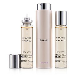 Chanel Woda toaletowa Chance Eau Vive Twist & Spray Eau De Toilette 3x20ml/0.7oz