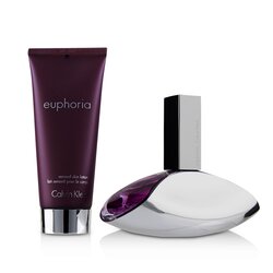 Calvin Klein Euphoria Coffret: Eau De Parfum Spray 100ml/3.4oz + Sensual Skin Loción 100ml/3.4oz 2pcs