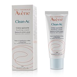 Avene Clean-Ac Успокаивающий Крем - для Сухой, Раздраженной, Проблемной Кожи 40ml/1.3oz