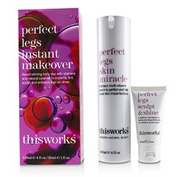 This Works Perfect Legs Instant Makeover Kit: Perfect Legs Skin Miracle Serum 120ml + Perfect Legs Sculpt & Shine 30ml 2pcs