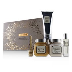 Laura Mercier Ambre Vanille Luxe Body Collection: Eau De Toilette Spray 15ml/0.5oz + Souffle Body Creme 200ml/6.7oz + Honey Bath 200ml/6.7oz + Creme Body Wash 100ml /3.4oz 4pcs