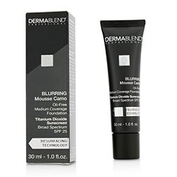 דרמה-בלנד Blurring Mousee Camo Oil Free Foundation SPF 25 (Medium Coverage) - #55N Saffron (Exp. Date 07/2019) 30ml/1oz