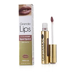 Grande Cosmetics (GrandeLash) GrandeLIPS Plumping Liquid Lipstick (Semi Matte) - # French Lilac 4g/0.14oz