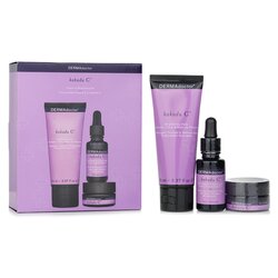 DERMAdoctor Kit Kakadu C Vitamin C Iluminant: Limpiador Diario 70ml + 20% Vitamin C Suero 15ml + Souffle de Ojos 15ml 3pcs