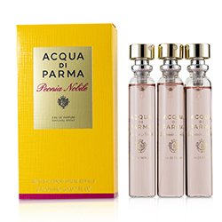 Acqua Di Parma Peonia Nobile Leather Purse Spray Repuesto Eau De Parfum 3x20ml/0.7oz
