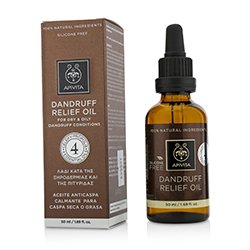 Apivita Dandruff Relief Oil with Celery, Propolis & 4 Essential Oils - For Dry & Oily Dandruff Conditions (Exp. Date: 08/2019) 50ml/1.69oz