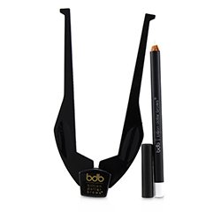Billion Dollar Brows Kit The Brow Buddy - 1x Brow Buddy - Black, 1x White Pencil 2pcs
