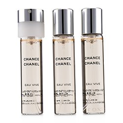 Chanel Chance Eau Vive Twist & Spray Eau De Toilette Refill 3x20ml/0.7oz