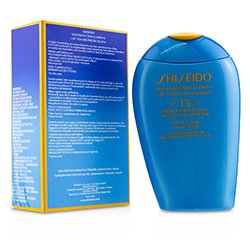Shiseido Sun Protection Lotion N SPF 15 (For Face & Body) (Box Slightly Damaged) 150ml/5oz